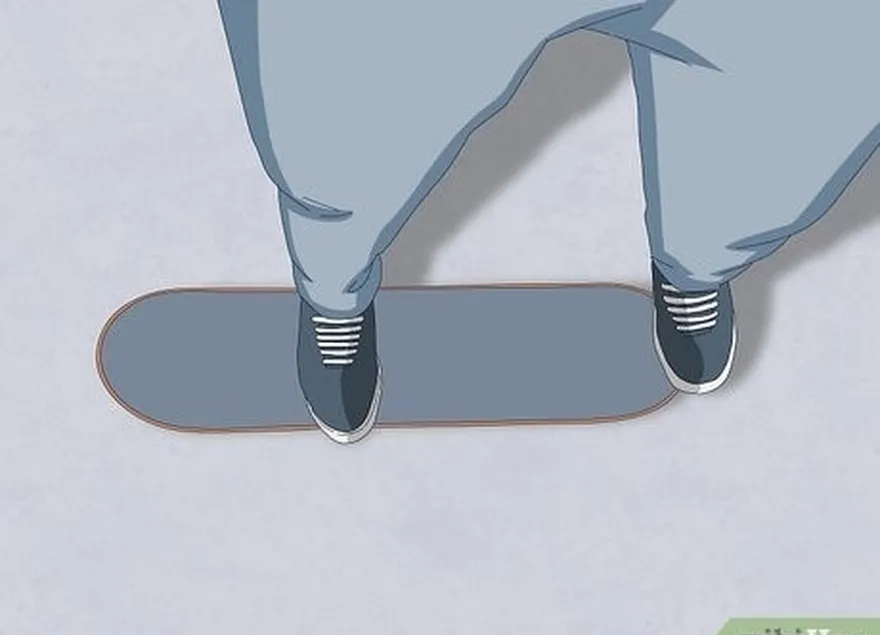 étape 3 positionnez votre pied avant pour faire un ollie.