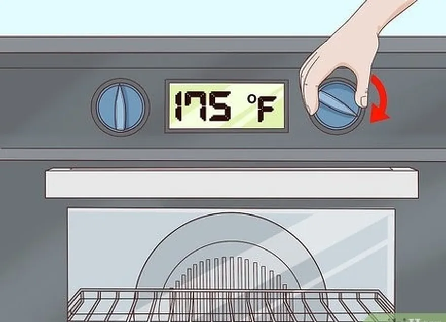 adım 1 fırınınızı önceden 175 °f'ye (79 °c) ısıtın.