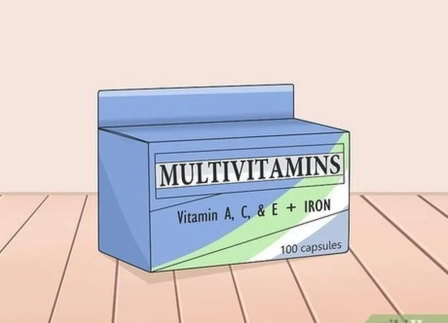 adım 3 aynı anda çok sayıda besin almak için bir multivitamin alın.