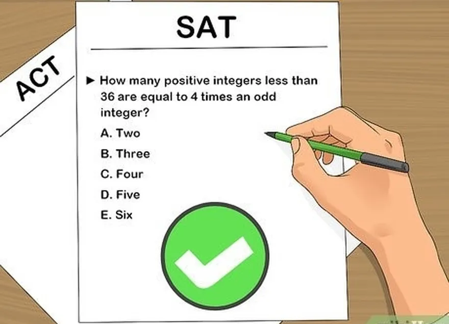 adım 3 act veya sat sınavını tamamlayın.