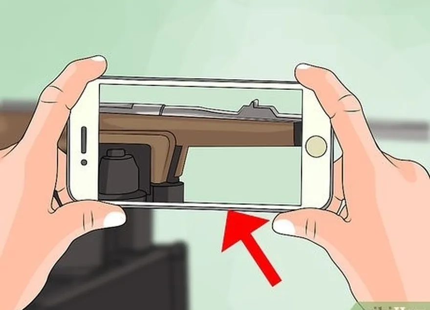 adım 3 kılavuz olarak kullanmak için tabancanın fotoğrafını çekin.
