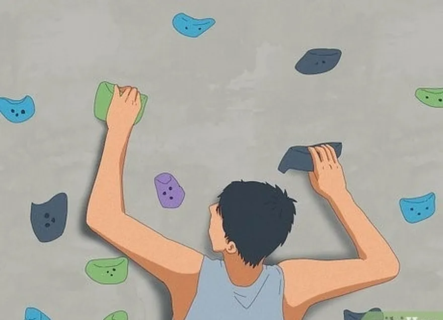 adım 2 bouldering daha çok güce dayanır.