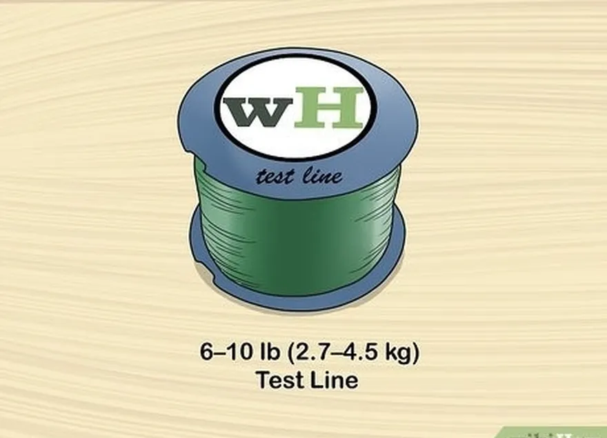 adım 3 6-10 lb (2,7-4,5 kg) test misinası kullanın.