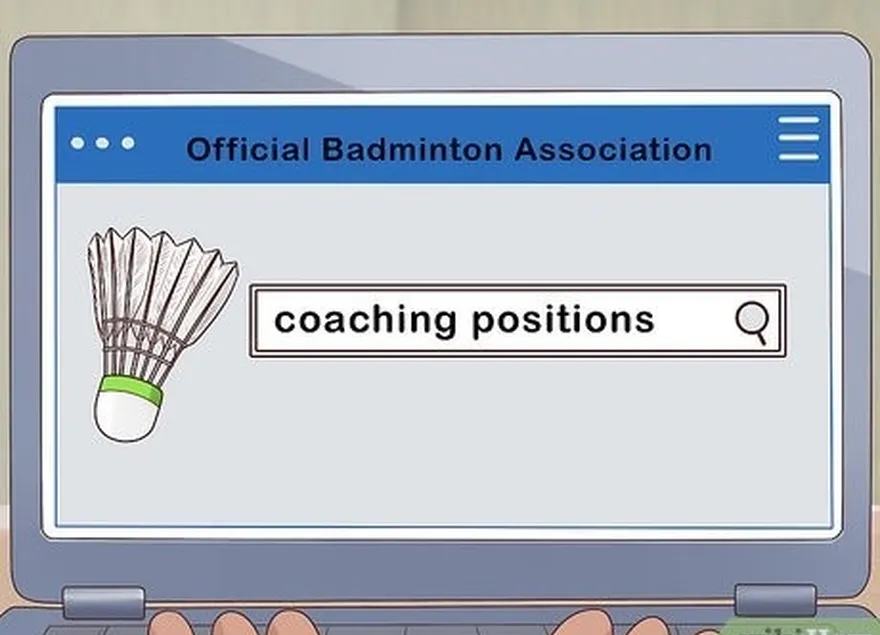 adım 2 resmi badminton derneklerinin web siteleri aracılığıyla antrenörlük pozisyonları bulun.