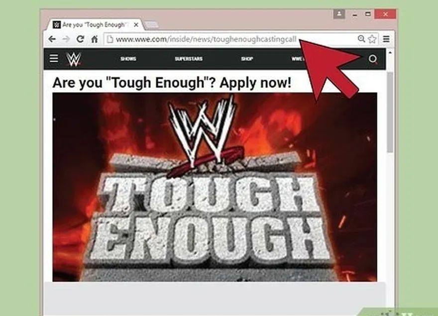 adım 5 tough enough aracılığıyla wwe sözleşmesi için başvurun.