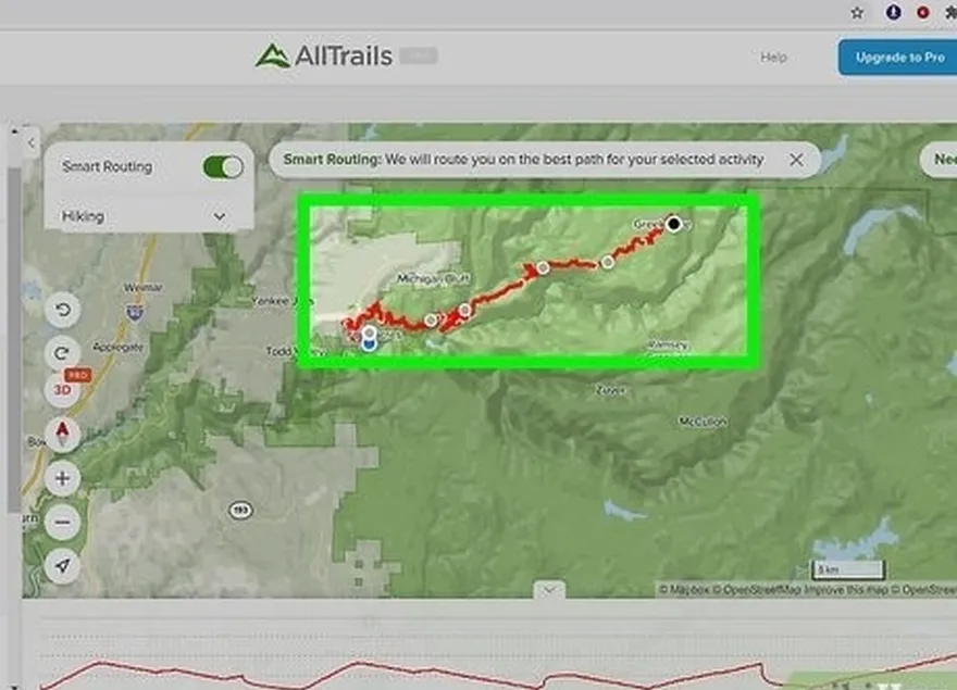 adım 6 alltrails'te bir 