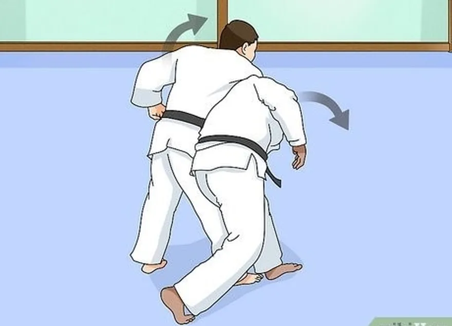 adım 3 alaşağı etme, yakalama ve tutma hareketlerini öğrenmek için judo'yu kullanın.