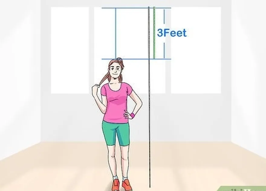 adım 1 şöyle bir halat seçin's your height plus 3 feet (0.91 m) feet.