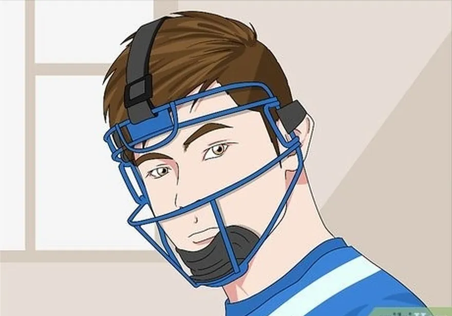 adım 1 bir saha oyuncusu giyin's mask if you're a pitcher or third basemen.