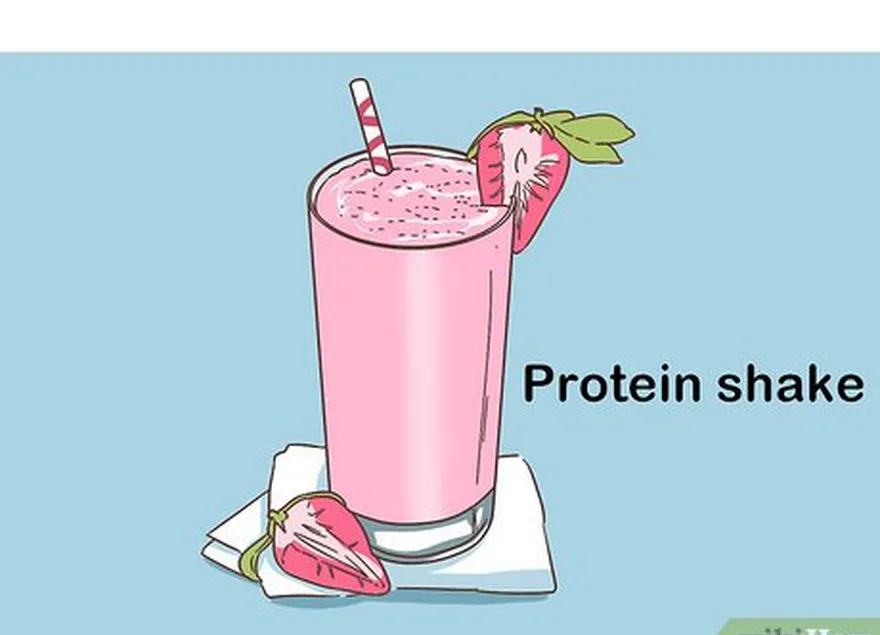 adım 6 egzersiz yapmadan 1 saat önce ve hemen sonrasında bir protein shake için.