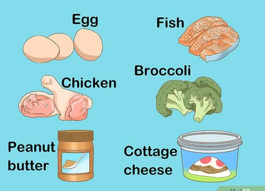 adım 1 vücut ağırlığınızın 1 kilosu (0,45 kg) başına 0,6-1 gram protein tüketin.