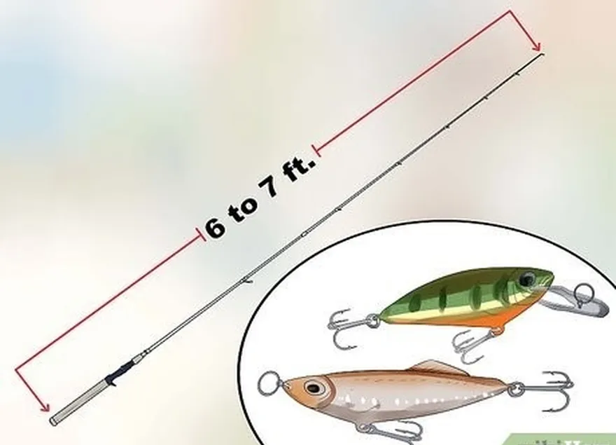 adım 2 crankbait ve topwater yemleri için hassas ve hafif bir kamış kullanın.