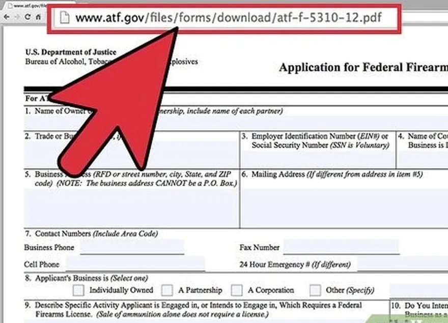 adım 1 atf form 5310.12'yi doldurun.