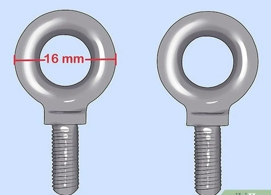 adım 1 çapı 5⁄8 inç (16 mm) olan delikli cıvatalar bulun.