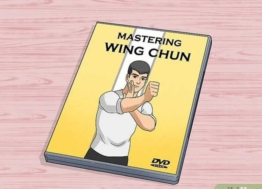 adım 2 wing chun'u çevrimiçi veya dvd'lerden öğrenin.