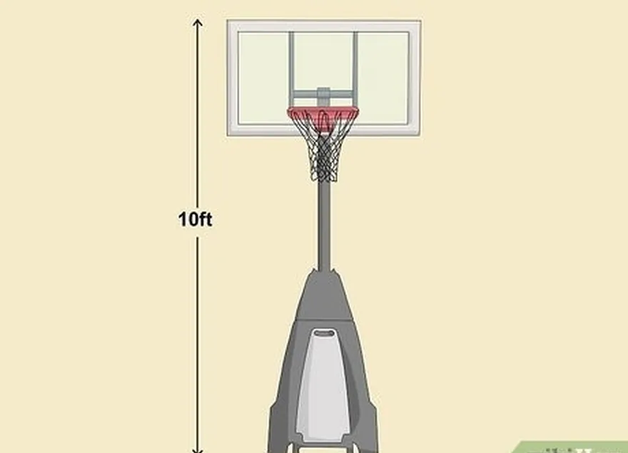 adım 1 10 ft (3,0 m) yüksekliğinde basketbol potaları seçin.