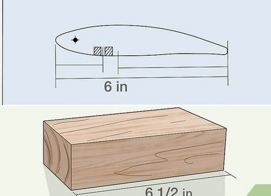 adım 1 yem boyutundan en az 1⁄2 inç (1,3 cm) daha büyük ahşap satın alın.