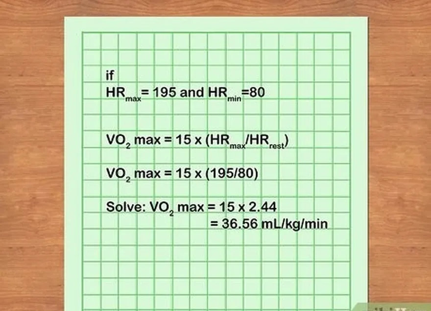 adım 4 vo2 max değerinizi hesaplayın.