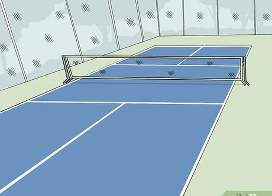 adım 1 oyun oynamak için bir pickleball veya badminton sahası bulun.