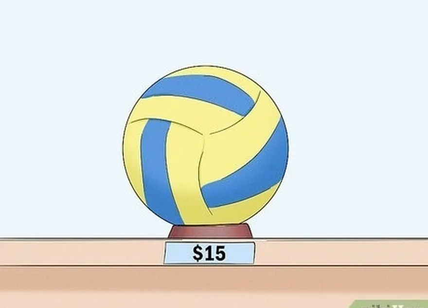 adım 1 bir voleybol topu satın alın.