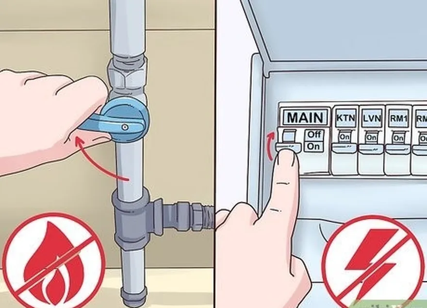 adım 3 evinizin gazını ve elektriğini nasıl kapatacağınızı öğrenin.