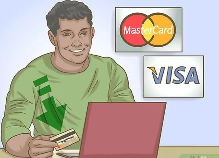 adım 3 kayıt ücretiniz için bir visa veya mastercard sağlayın.