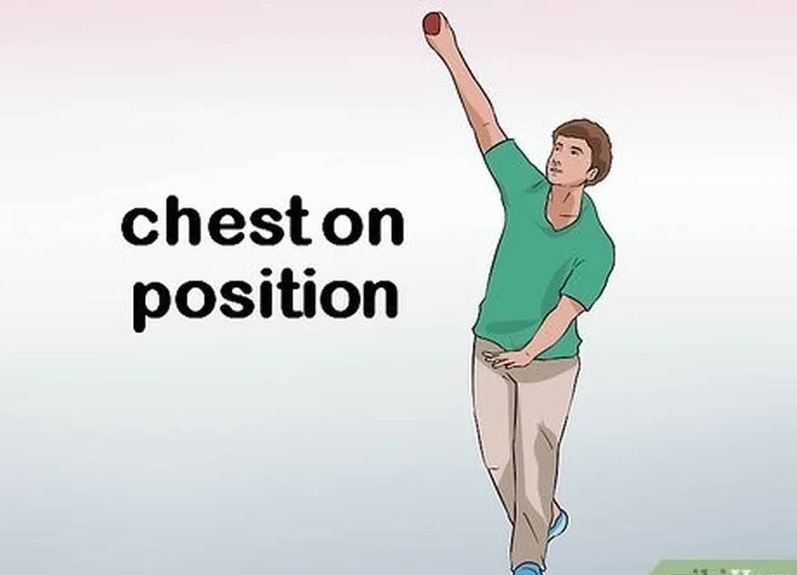 6. adım bowlingde chest on (front on) position.