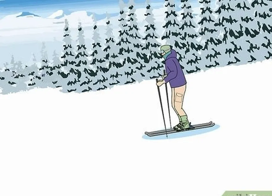 adım 7 aşağı inene kadar tavşan tepesinde kalın're comfortable on your skis.