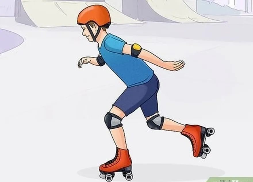 çocuğunuz's posture and arm stance can help them skate faster.