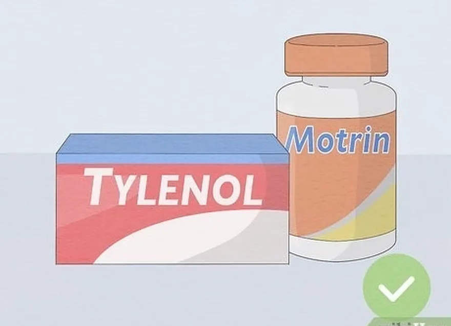 ağrıyı hafifletmek için asetaminofen (tylenol) veya ibuprofen (advil, motrin) deneyin.