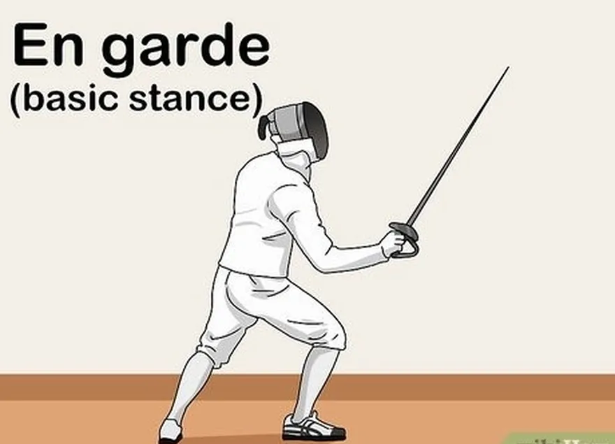 adım 3 en garde (french term):