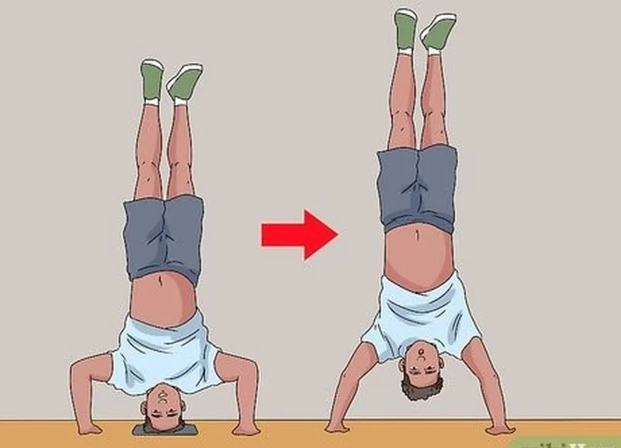 3. adım deneyin bottoms-up push ups.